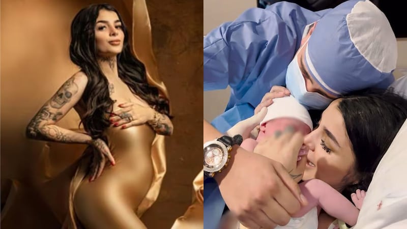 A través de redes sociales se dio a conocer el alumbramiento de la influencer.