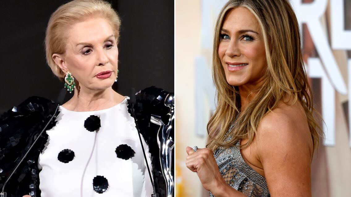 Jennifer Aniston estilo Theo Wargo,Frazer Harrison