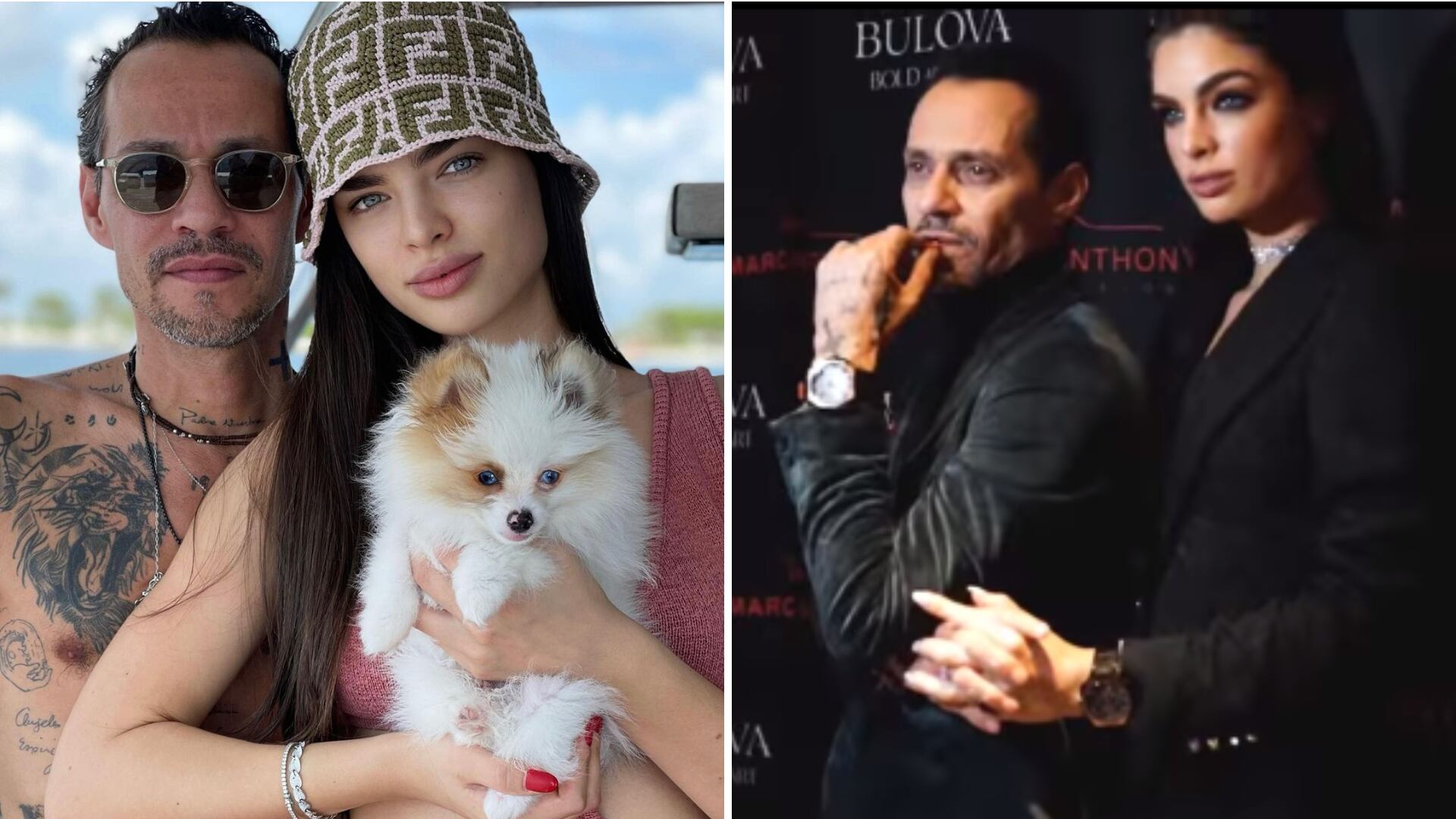 Marc Anthony y Nadia dijeron en secreto: Sí, acepto