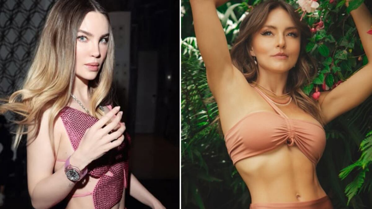 Belinda y Angelique Boyer vestido