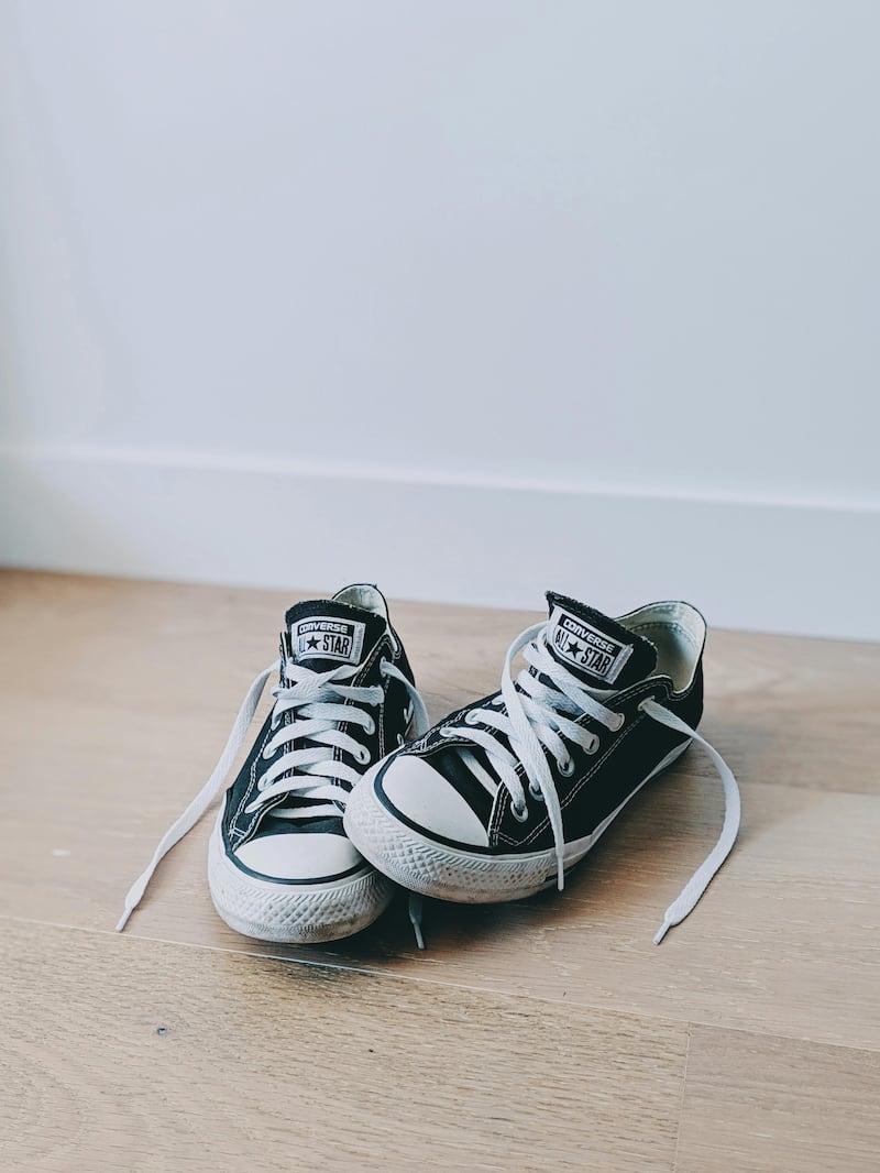 Tenis desgastados