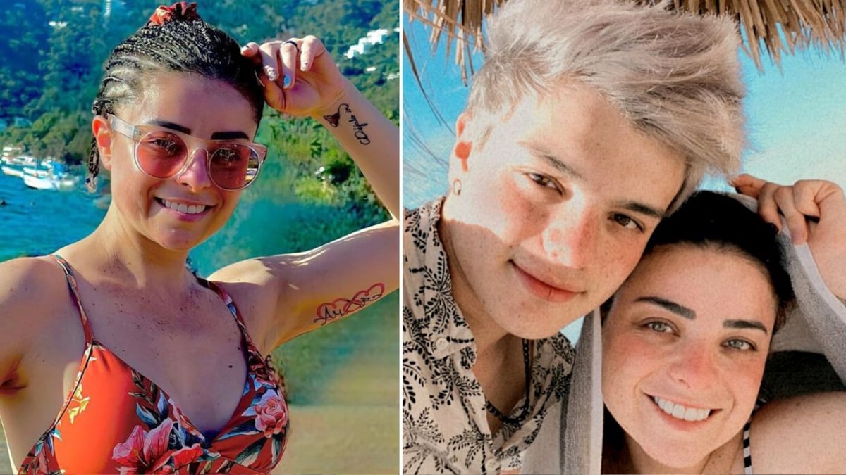 Violeta Isfel y su hijo, Omar Isfel