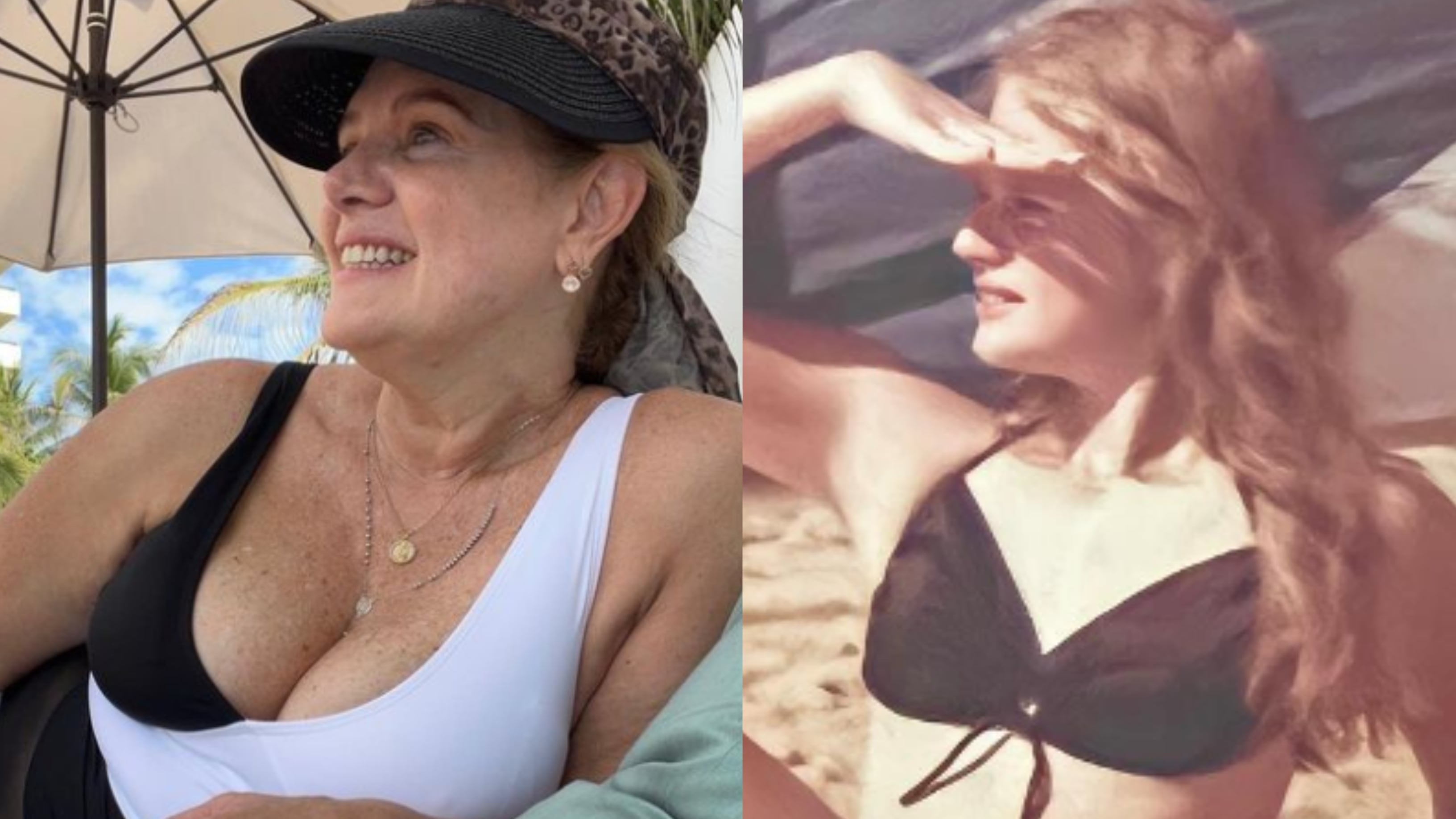 Érika Buenfil en traje de baño