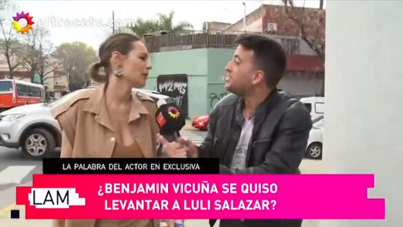 Pampita fue consultada por Benjamín Vicuña y Luciana Salazar