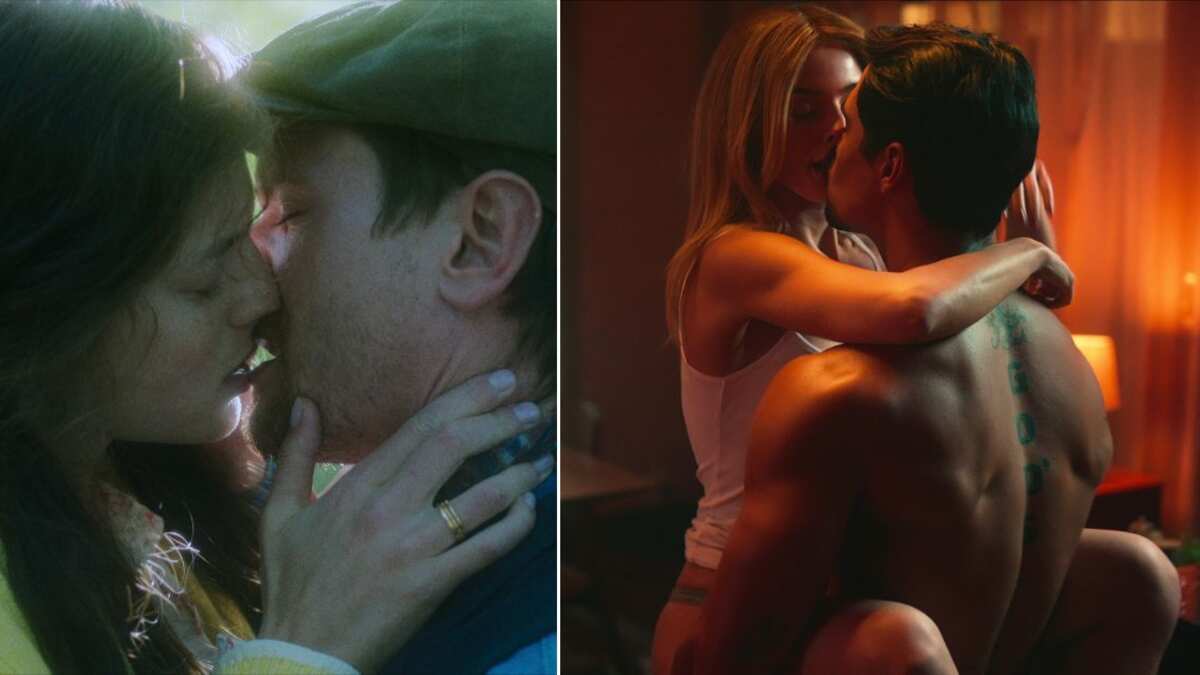 Escenas de las películas El amante de lady Chatterley y El lado dulce de la traición