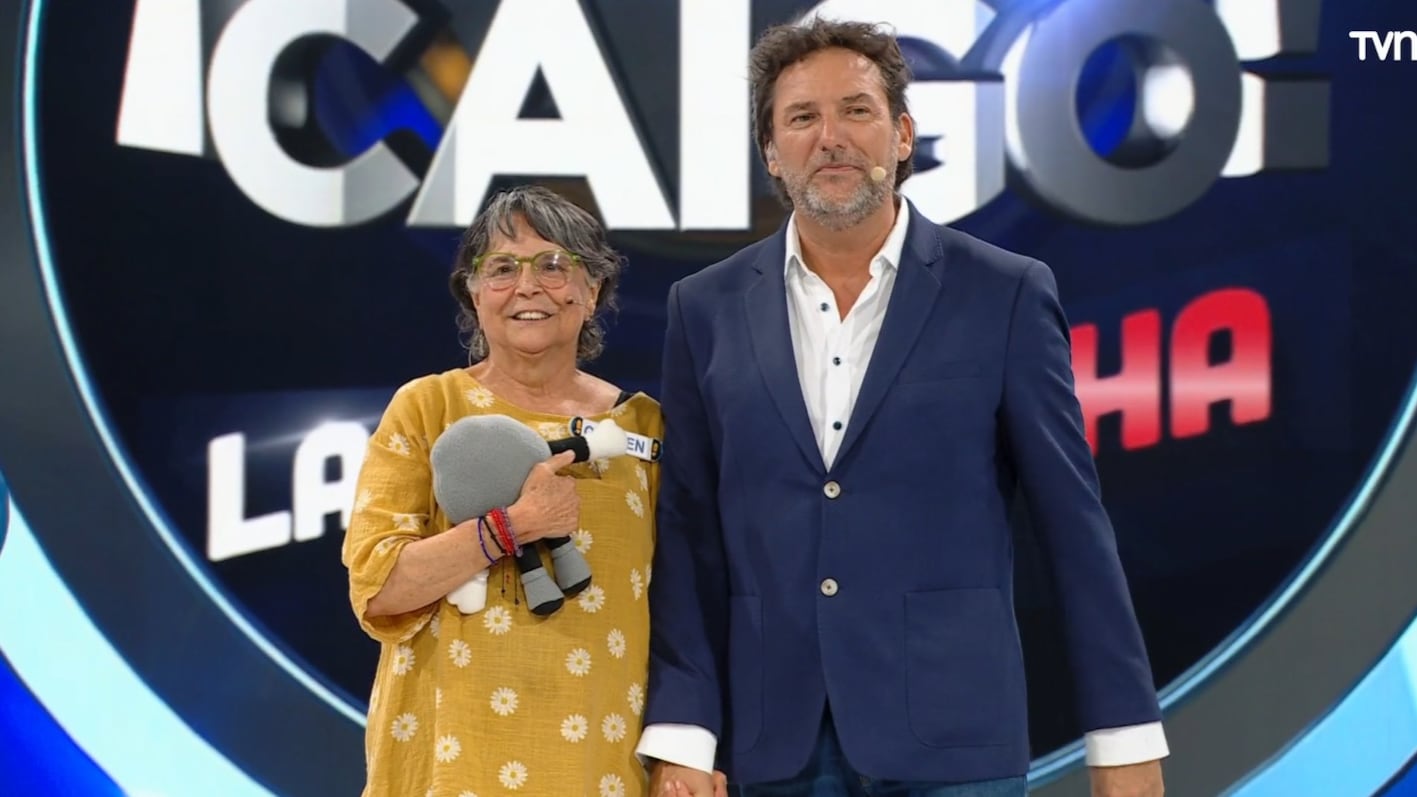 Carmen Bravo y Daniel Fuenzalida. Fotografía cedida por TVN