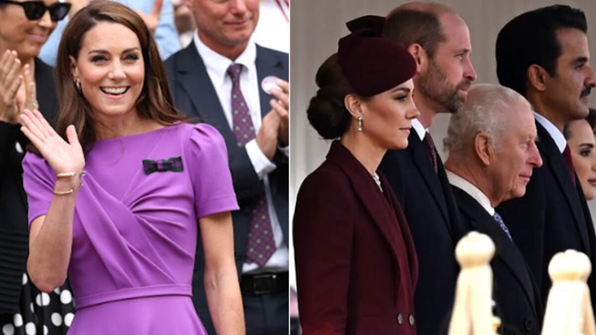 Kate Middleton y el rey Carlos