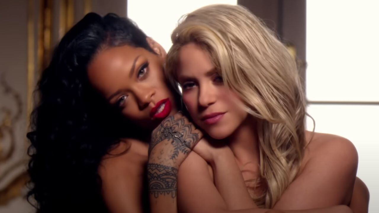 Rihanna y Shakira en 'Can't Remember to Forget You'