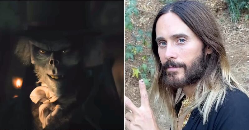 Jared Leto en 'Mansión embrujada' y en la vida real