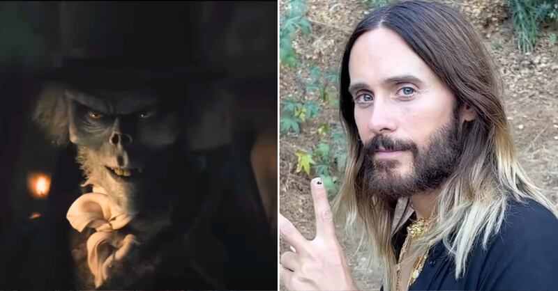 Jared Leto en 'Mansión embrujada' y en la vida real