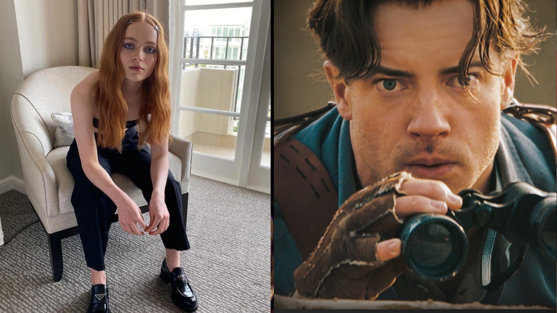 El amor padre e hija traspasó las pantallas: fotos de la linda relación de Brendan Fraser y Sadie Sink
