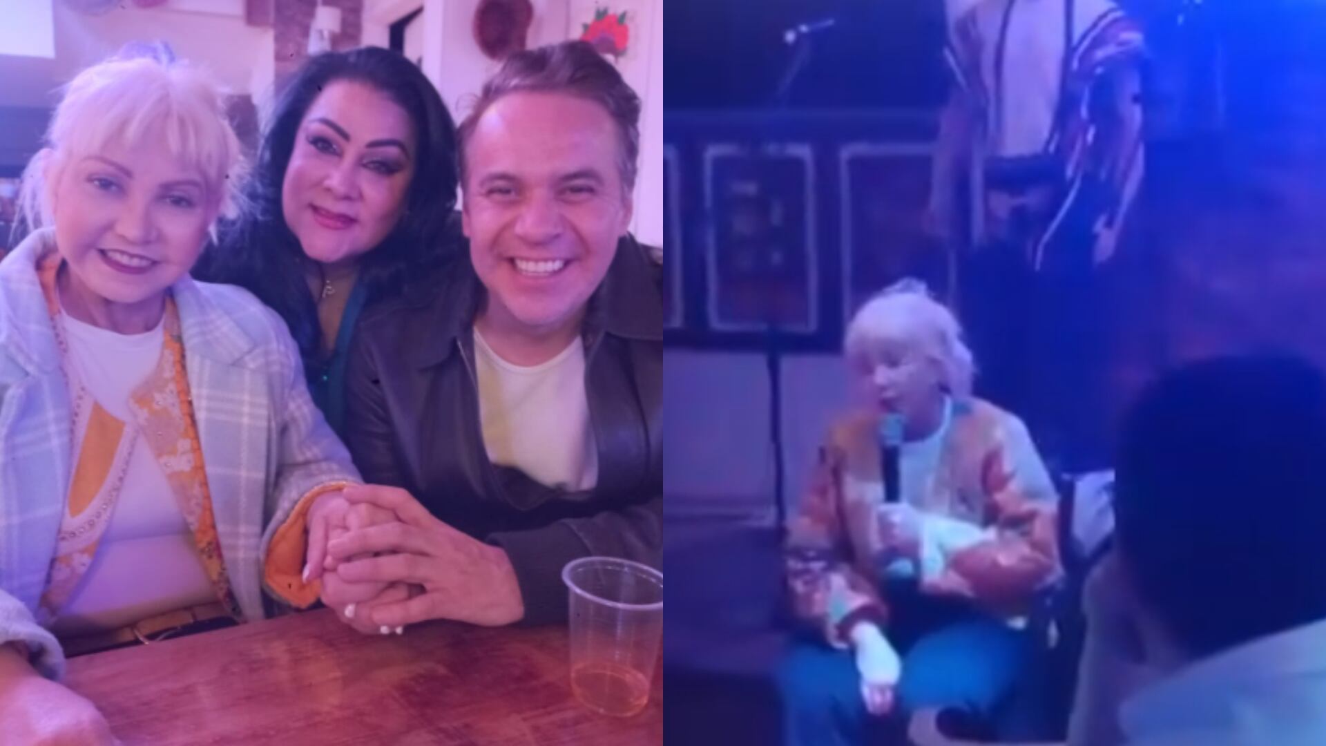 La 'Gorda Fabiola' y 'Polilla' en la que sería su última presentación.