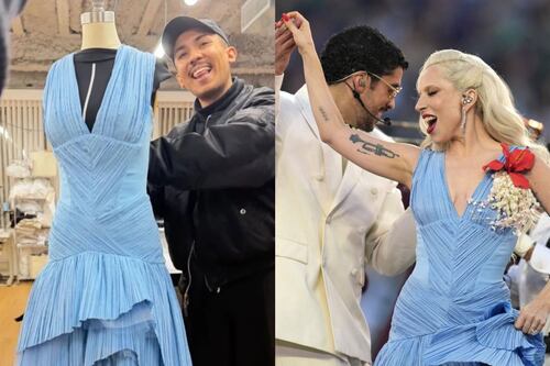 Siempre hay un chileno: diseñador de Puente Alto participó en el vestuario de Lady Gaga en el Super Bowl