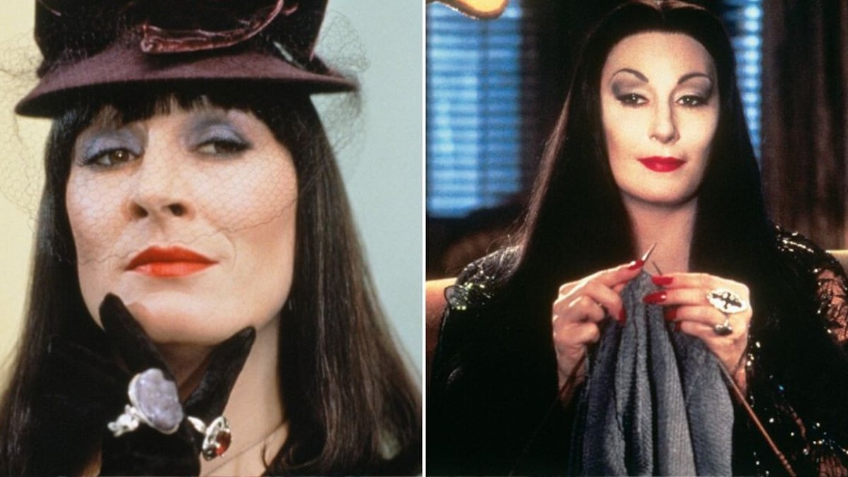 Anjelica Huston en ‘La maldición de las brujas’ y ‘Los locos Addams’
