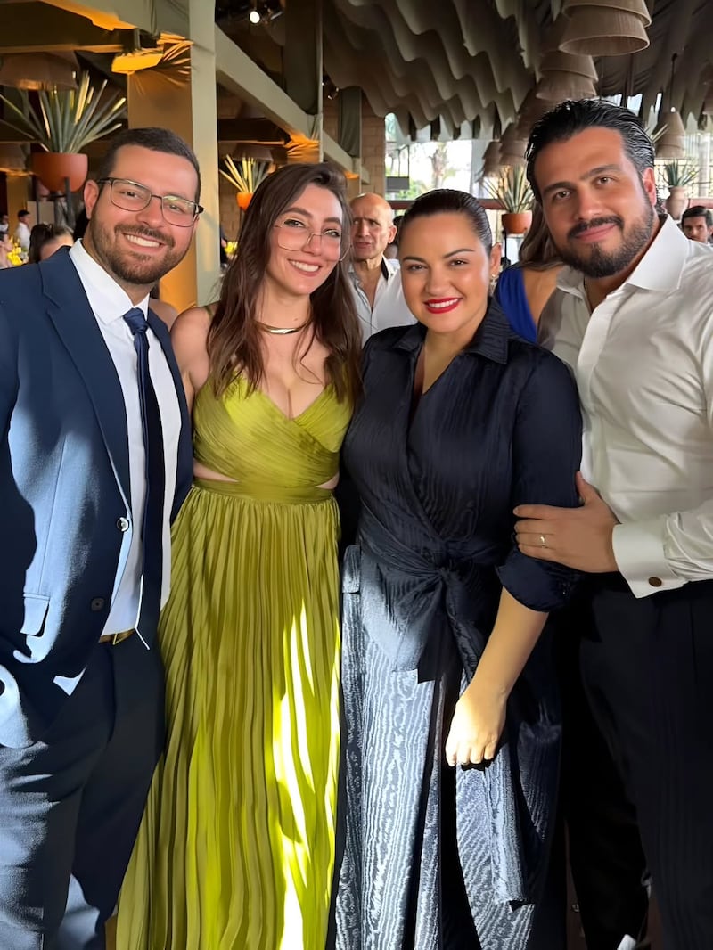 Maite Perroni reapareció junto a Andrés Tovar en una boda en Valle de Bravo