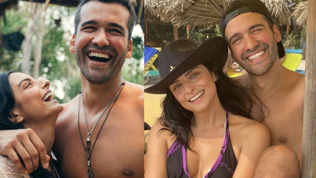 Aislinn Derbez y su novio Jonathan Kubben