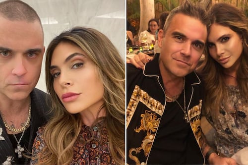 La historia de amor de Robbie Williams y su esposa: se conocieron gracias a los ovnis