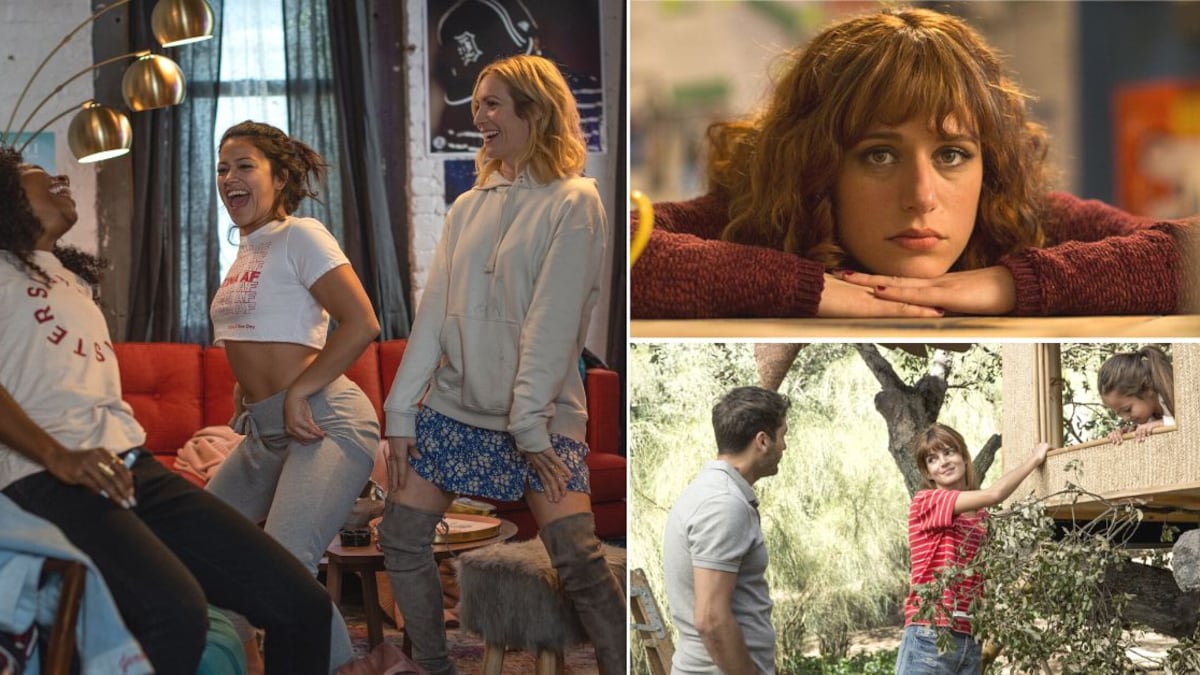 Fotogramas de 'Someone great', 'Soltera codiciada' y 'Gente que viene y bah'