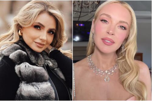 Angélica Rivera reaparece junto a Lindsay Lohan, y mientras a una la halagan, a otra la critican