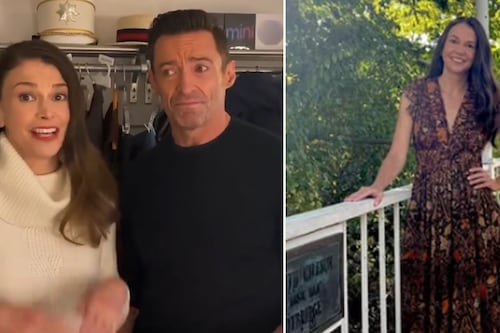 “Qué fea”, el look de la novia de Hugh Jackman por el que la critican cruelmente y dicen que luce “mayor” que él