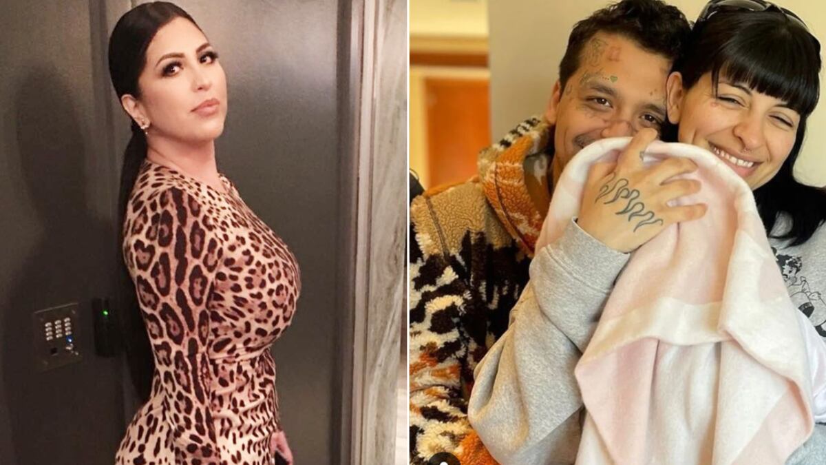 Desde su nacimiento, Christian Nodal y Cazzu han mantenido en privado el rostro de su bebé ¿Cristy Nodal rompió con eso?