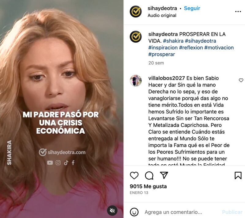 Shakira y la dura crisis que vivió durante su niñes.