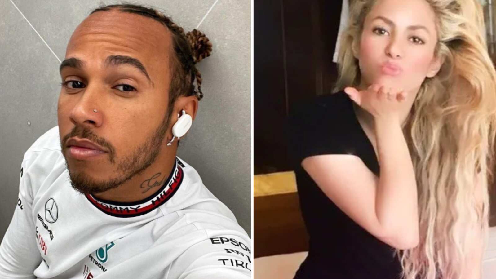 Hamilton y Shakira