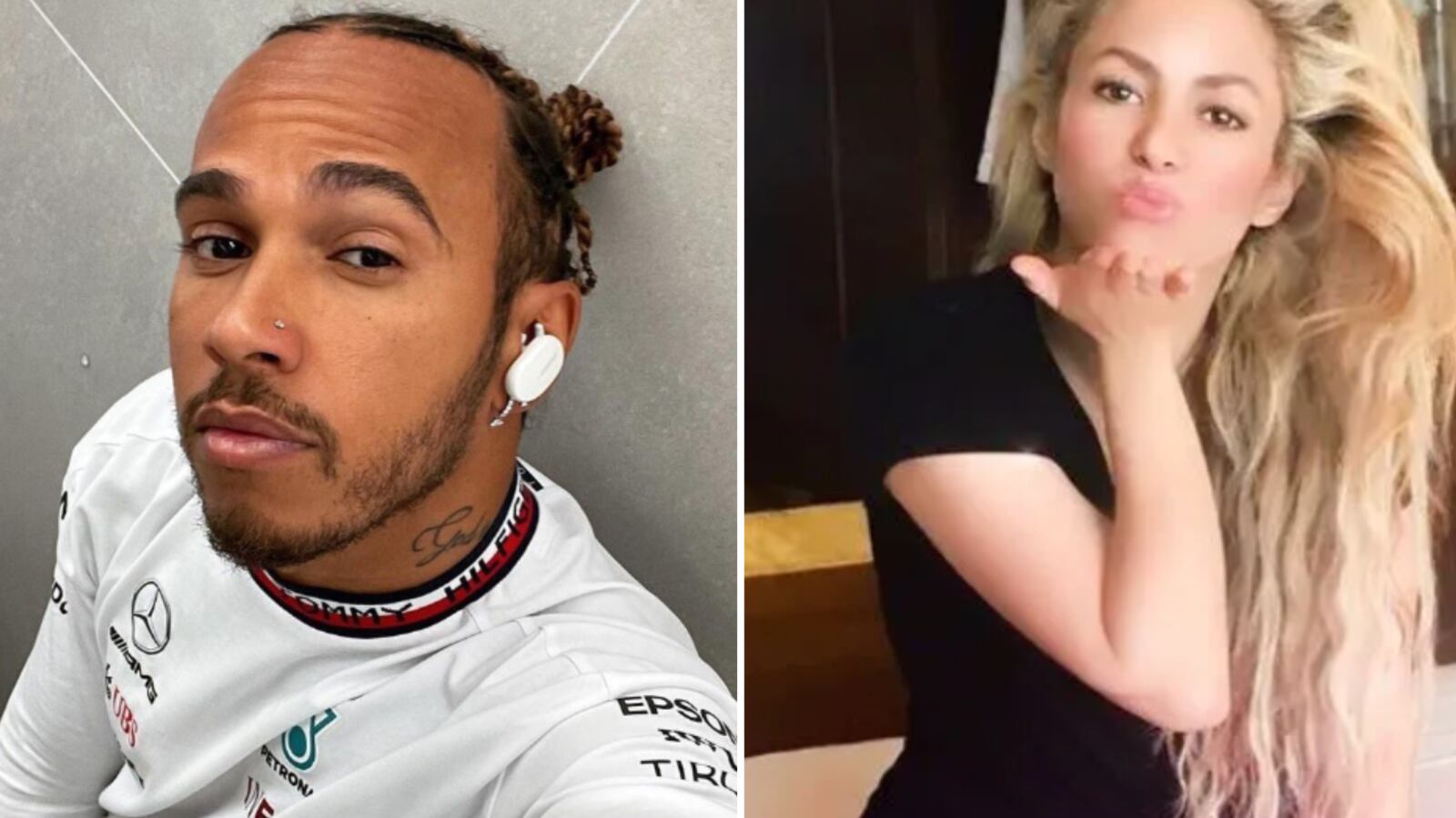 Hamilton y Shakira