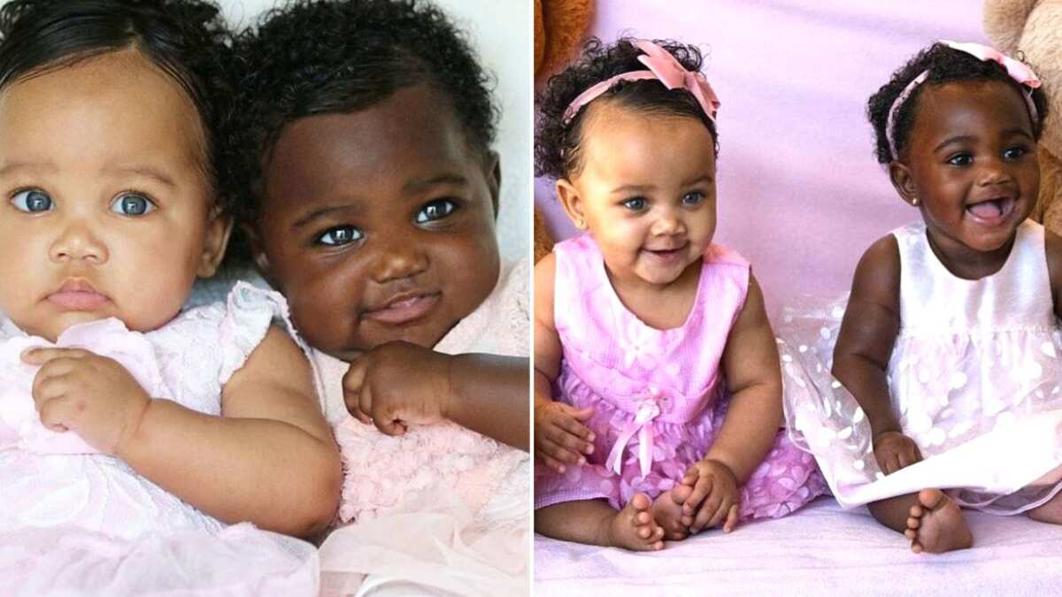 Isabella y Gabriella Shipley son los nombres de las gemelas con diferente color de piel |