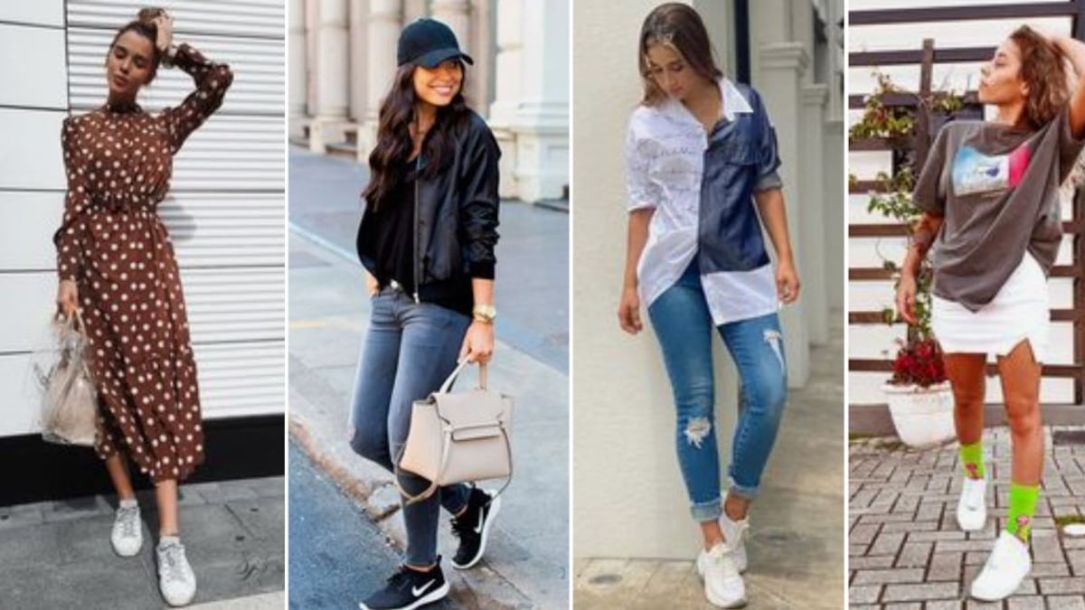 Esto es lo que no debes hacer al elegir un outfit con tenis