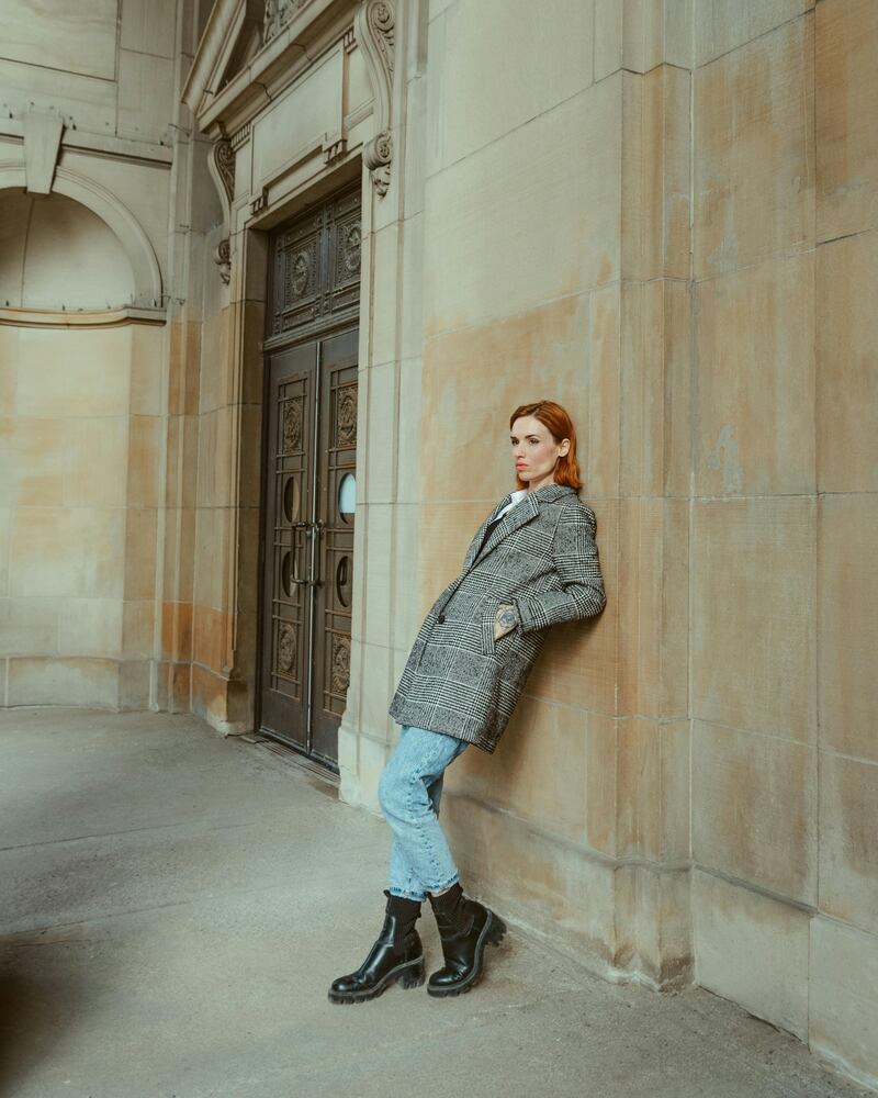 Look de jeans elegante