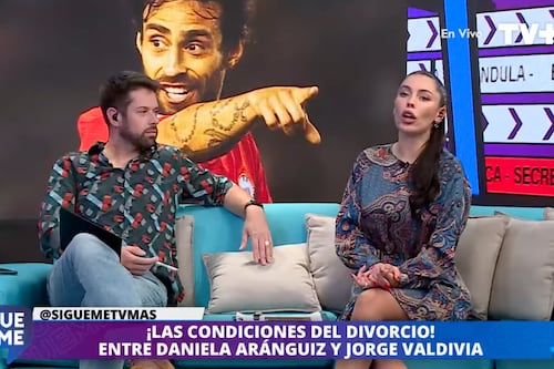 Daniela Aránguiz se refirió a las condiciones para divorciarse de Jorge Valdivia: “Estoy exigiendo lo que me corresponde”