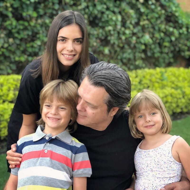 Los hijos de Ariel López Padilla se llevan de maravilla