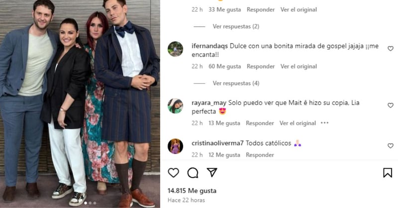 Maite Perroni rompe reglas de Carolina Herrera con ‘el peor calzado’ para combinar blazer en bautizo de Lía