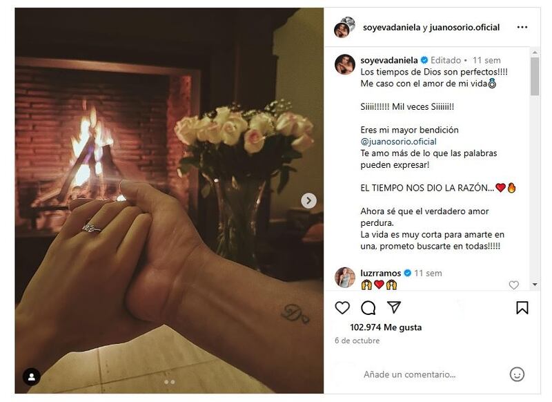 Juan Osorio y Eva Daniela se llevan 38 años de diferencia