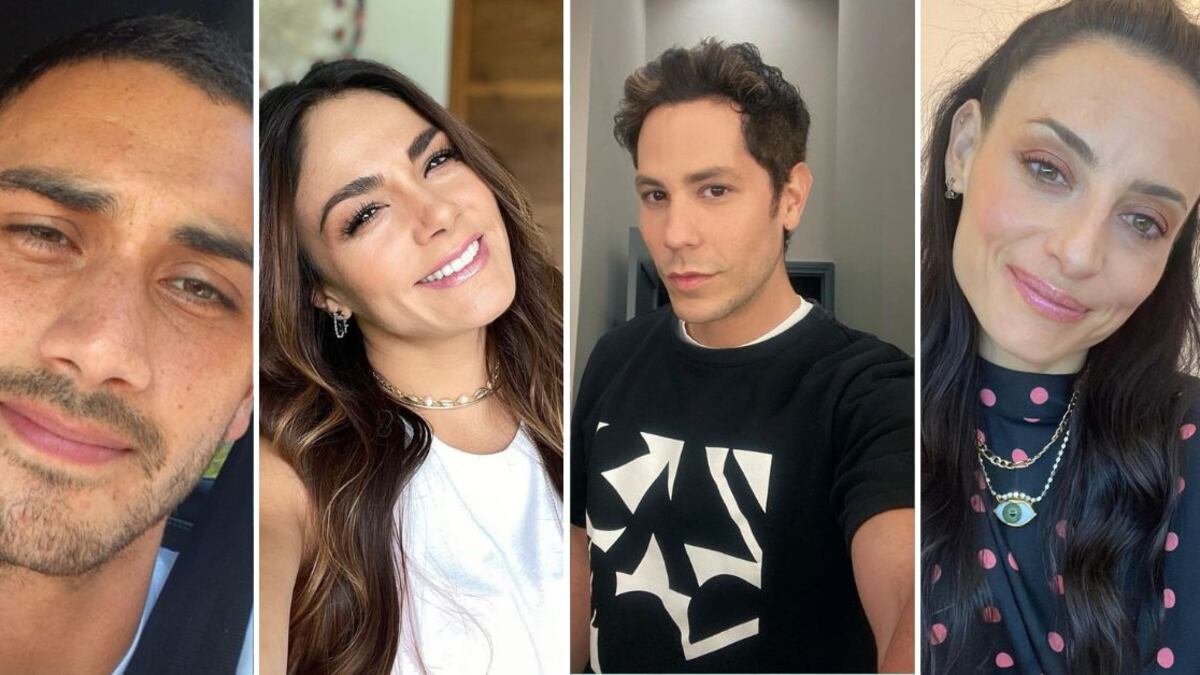 Alejandro Speitzer, Rossana Nájera, Christian Chávez y Marimar Vega.