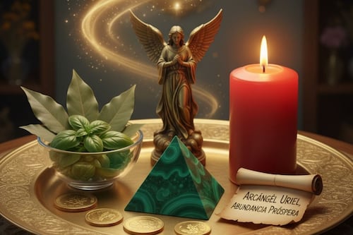 Ritual de Mhoni Vidente con el Arcángel Uriel para atraer dinero rápido: paso a paso