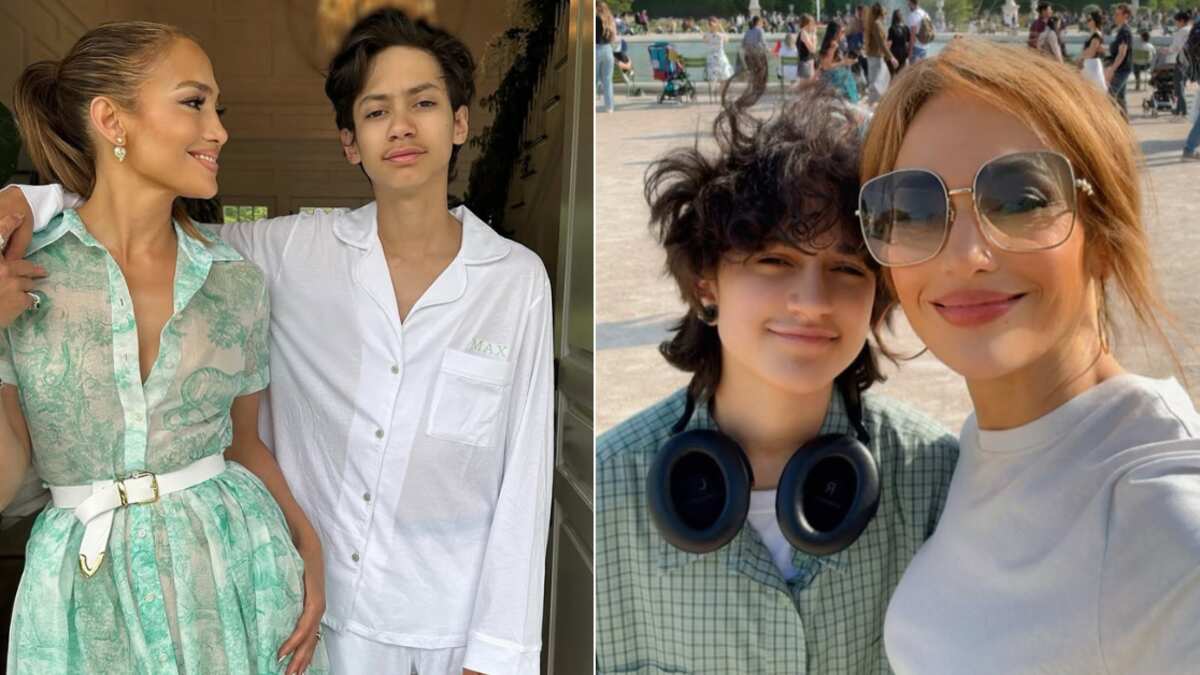 Jennifer Lopez junto a Emme y Max