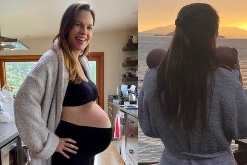 Hilary Swank reaparece tras dar a luz ‘destruida’ y deja ver que la maternidad no es glamorosa