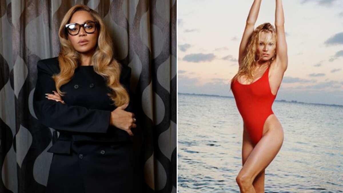 Beyoncé y Pamela Anderson looks