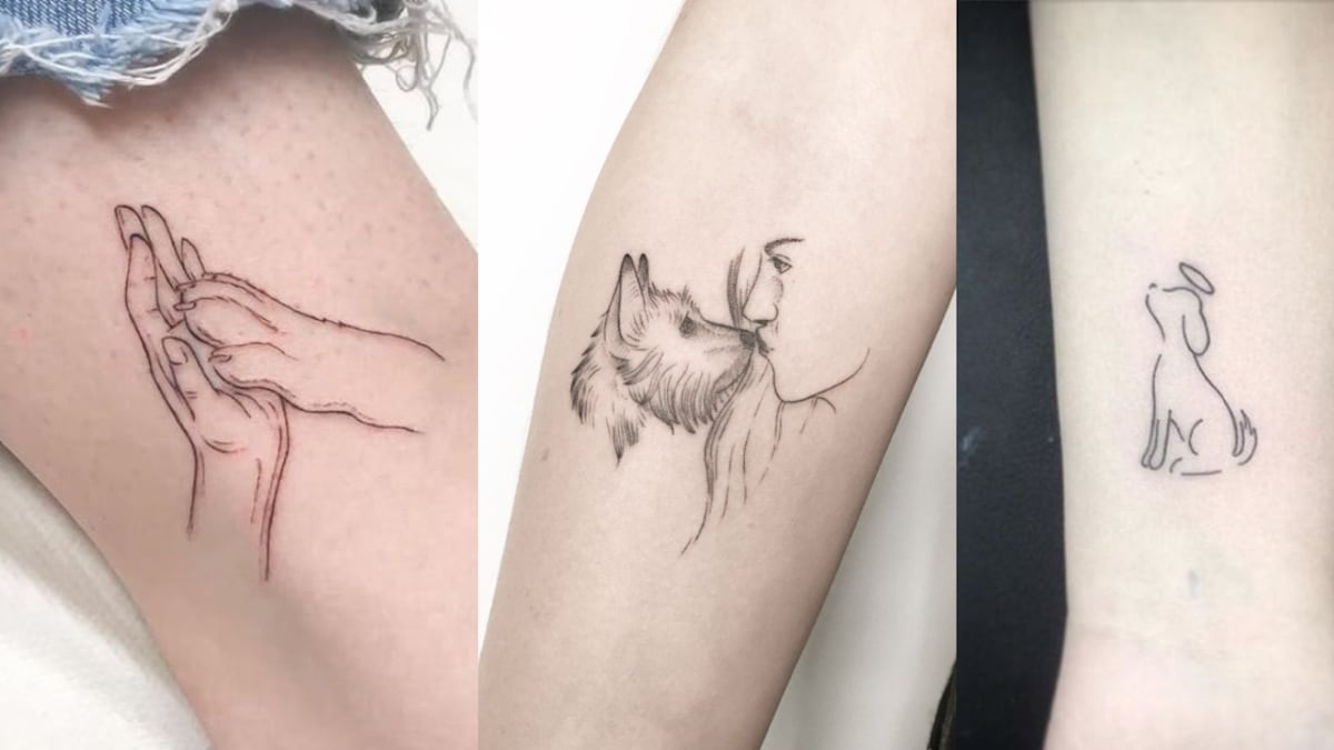 Tatuajes de perros para mujeres