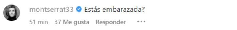 Montserrat Oliver comentó el video de Michelle Renaud