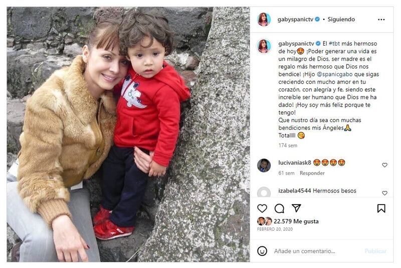 Hijo de Gaby Spanic