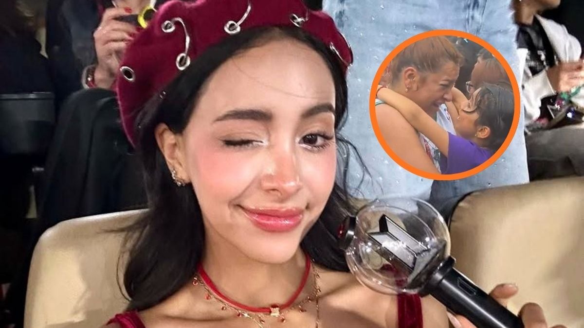 Influencer sorpende a madre e hija regalando boleto de BTS