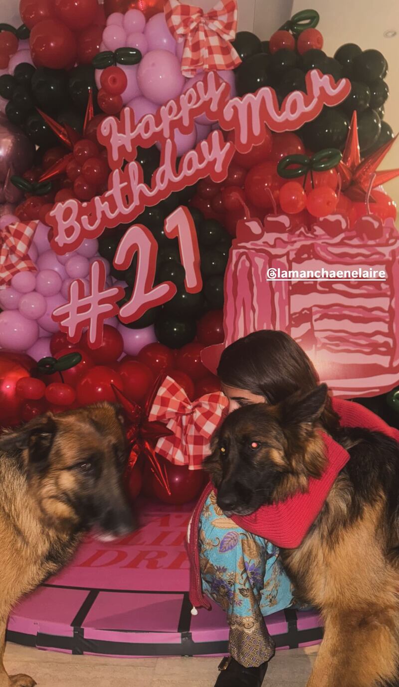 Bárbara de Regil festeja cumpleaños de su hija Mar de Regil.
