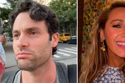 “Me quedé sin palabras”: la broma que Blake Lively le hizo a Penn Badgley cuando eran novios