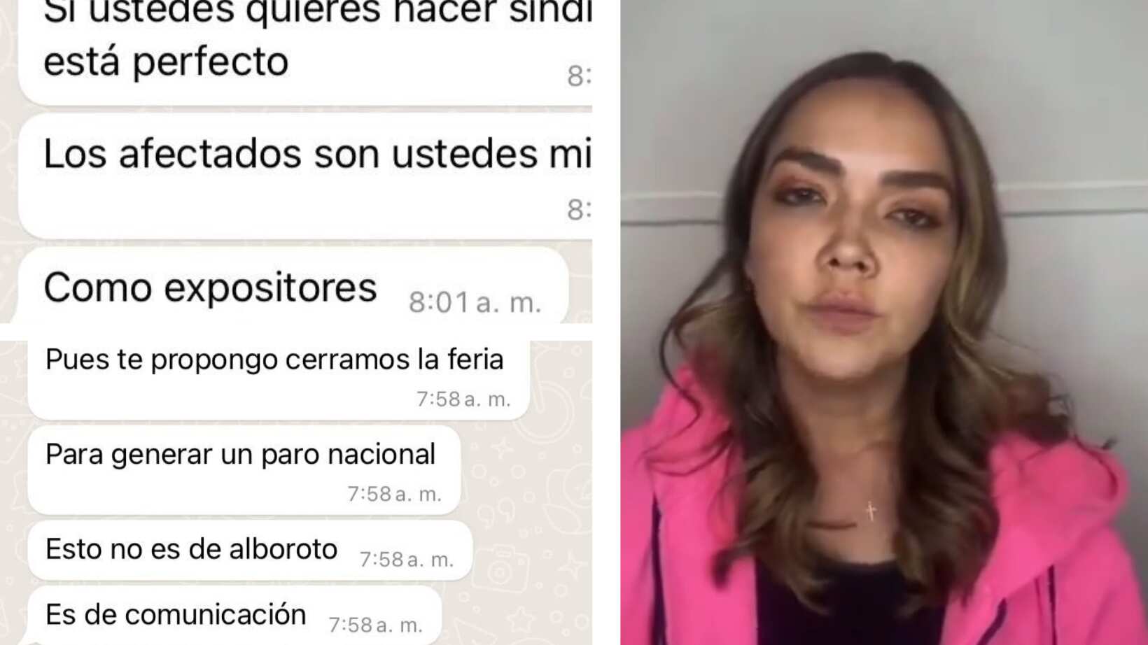 Respuestas a emprendedores de la feria Buro que muestran malos tratos de sus dueñas