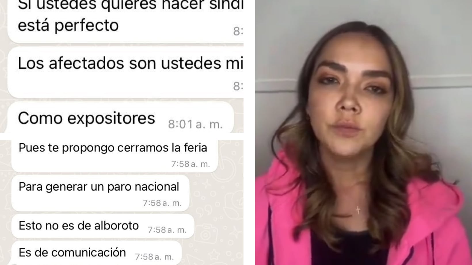 Respuestas a emprendedores de la feria Buro que muestran malos tratos de sus dueñas