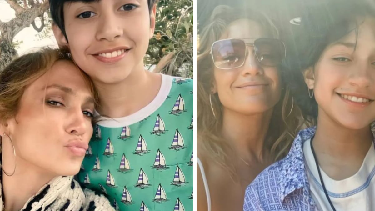 Jennifer Lopez y sus hijos