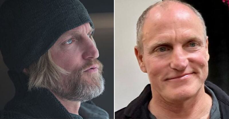 Woody Harrelson en 'Los juegos del hambre: sinsajo - parte 1' y en la actualidad